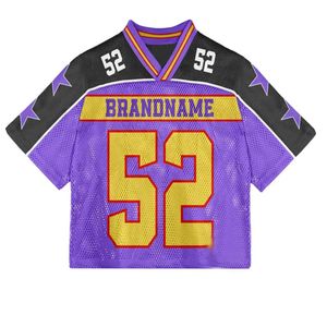 Maillot de basket personnalisé BRANDNAME jaune et bleu en mesh, col en V, impression par sublimation, unisexe adulte, motif géométrique 24 - Product Image 2