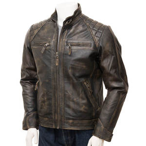 Meilleures ventes - Vestes en cuir pour hommes respirantes de haute qualité pour l'hiver - Vente chaude - Mode tendance - Coupe-vent - Imperméable - Product Image 3