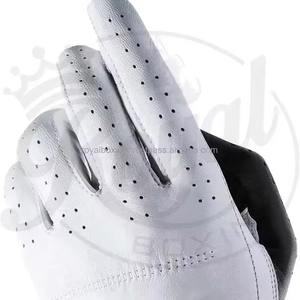 Guantes de Golf Profesionales de Piel de Oveja con Logotipo Personalizado Disponibles en Todos los Tamaños para Hombre, Guantes de Golf de Cuero Cabretta Personalizados OEM para Hombre - Product Image 3