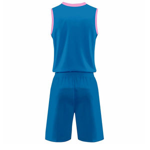 Ensemble de maillots et shorts de basketball personnalisés, respirants, grandes tailles, sublimés, unisexes, 100% polyester UPF 50 - Product Image 6