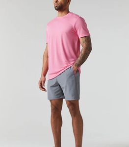 Conjunto Deportivo Unisex de Verano de 2 Piezas, Secado Rápido, Transpirable, Tela de Rizo, con Logotipo, Camiseta de Manga Corta y Pantalones Cortos para Hombre, para Correr, Gimnasio y Fitness - Product Image 3