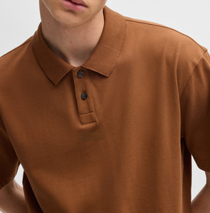 Polo homme personnalisé avec logo couleur, style parfait, respirant, confortable, très vendu, prix raisonnable. - Product Image 6