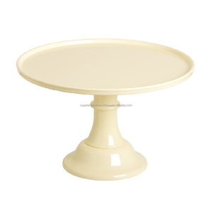 White Painted Cake Stand With Two Floor Custom Finishing and Design Available Metal Cake Stand With Multiple Size - Product Image 5