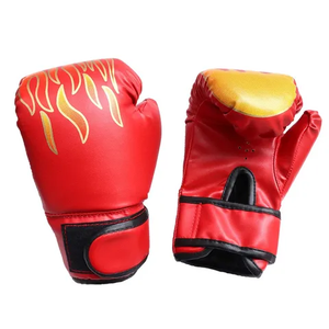 Guantes de Boxeo de Piel Sintética PU, Cómodos e Impermeables, con Diseño Impreso para Entrenamiento de MMA y Gimnasio - Product Image 1