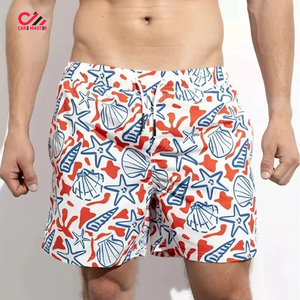 Customized Comfortable Swim <b>Trunks</b> With Adjustable Drawstring <b>For</b> Summer Beach And Vacation Use Swim <b>Trunks</b> - Product Image 4
