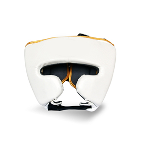 Protector de Cabeza de Boxeo Ajustable de PU Verde con Detalles Dorados y Negros, Cierre Elástico de Gancho y Bucle, Ligero, Unisex para Adultos - Product Image 6