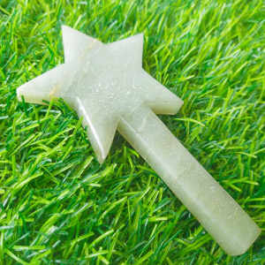 ที่ยอดเยี่ยมสีเขียว Aventurine ดาวติดมายากลสำหรับการรักษา Aventurine เพิ่มโอกาสและดึงดูดโชค - Product Image 2