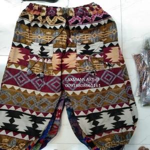 2024 femmes hiver mode respirant acrylique laine multicolore pantalons décontractés/pyjamas en gros de l'inde pour l'été - Product Image 6