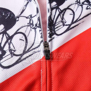 Vêtements de sport haut de gamme, uniforme de cyclisme avec panneaux extensibles, contrôle de l'humidité, respirant, coupe-vent, pour les séances de vélo quotidiennes - Product Image 4