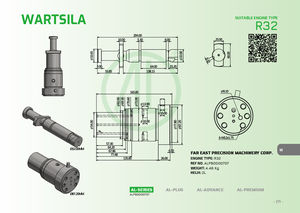 Ensemble de piston et de cylindre pour moteur diesel WARTSILA 6R32 WV32, neuf, marque taïwanaise - Product Image 4
