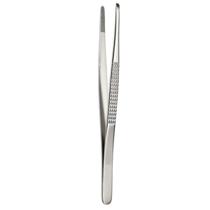 Pinzas de tejido de acero inoxidable de alta calidad, pinzas de hueso lisas de máxima calidad, instrumentos quirúrgicos, patrón de mango personalizado OEM - Product Image 2