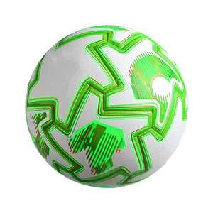 Custom Logo Professional Durable Size 5/4 PU <b>Leather</b> Soccer Ball PVC <b>Football</b> for Outdoor Sports Training and Official Matches - Product Image 1