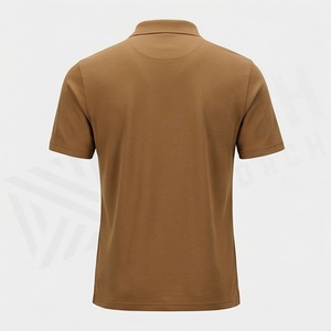 Vente en gros de polos pour hommes sur mesure avec logo imprimé, nouveau design, couleur unie, tissu tricoté, fabriqué au Pakistan - Product Image 2