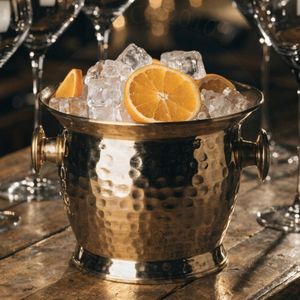 Cubo de Hielo de Acero Inoxidable de Lujo, Color Dorado, para Fiestas de Cerveza, Estilo Europeo, Capacidad de 5L, Utensilios de Bar para Hoteles - Product Image 3