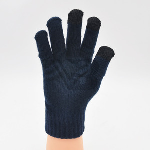 Finger <b>Gloves</b> Acrylic for Screen Winter Cycling Daily Use Women's Stylish <b>Thin</b> Custom Knit Handmade Flower Design - Product Image 2