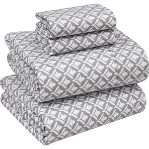 Parure de lit moderne imprimée 100% coton 300TC respirante toutes saisons à motifs floraux - Product Image 3