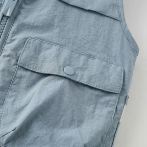 เสื้อกั๊กอเนกประสงค์สีฟ้าอ่อน |   เสื้อกั๊กทำงานแบบมีซิปหลายกระเป๋า |   เสื้อแจ็คเก็ตแทคติคอลแบบไม่มีแขน |   ผู้ผลิต OEM ตามสั่ง - Product Image 4