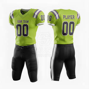 Maillots de football américain 2026 personnalisés en usine, respirants, 100 % polyester, faible MOQ, vente en gros - Product Image 1