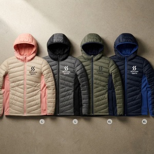 Custom Manufacturers Streetwear Hooded Bubble Puffy <b>Nylon</b> Winter Outdoor Puffer <b>Jackets</b> For <b>Men</b> - Product Image 4
