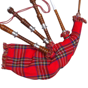 High Quality <b>Musical</b> <b>Instruments</b> Handmade Highland Bagpipes Natural Wood Finish Custom Branding Solid Color Traditional Folk Bag - Product Image 5
