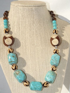 Collar de Joyería de Moda para Mujer, Artesanía en Resina, Última Moda, Venta al Por Mayor - Product Image 4