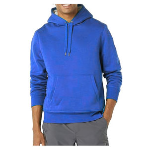 Sweat-shirt à capuche pour homme, hiver, manches longues, tissu tricoté respirant, écologique, impression de logo personnalisée, poche avant, 100% coton - Product Image 6