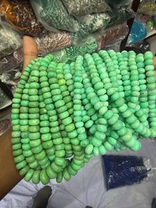 Hermosas Cuentas Redondas Lisas de Crisoprasa Natural de 8mm-10mm, Color Verde, Piedra de Nacimiento de Mayo, Certificadas por CMA, de Rajastán, Hilo de 16 Pulgadas - Product Image 2