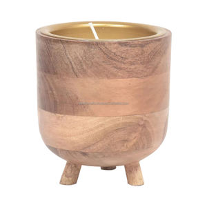 Vente en gros de chandelier en bois personnalisé de luxe fait à la main bougeoir en bois de manguier - Product Image 2