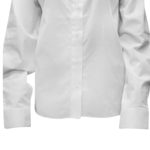 Camisa de Vestir Blanca con Botones The Links, con Logotipo Bordado en Verde Kelly, Ropa Formal y Casual para Hombre, Suministro al por Mayor - Product Image 5