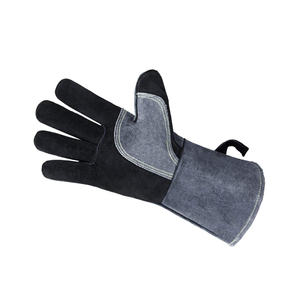 ถุงมือเชื่อมโลหะขายส่ง คุณภาพดีที่สุด ทนความร้อน ถุงมืออุตสาหกรรม ดีไซน์ปี 2026 ผลิตในปากีสถาน - Product Image 3