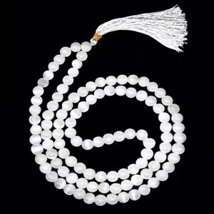 Collier Mala 108 Perles Illuminées Rondes avec Pompon, Bijou de Prière Religieux Unisexe pour Méditation et Yoga - Product Image 5