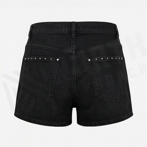 Shorts de Mezclilla Casuales Premium para Mujer, Pantalones Formales a Media Pierna, Fantástica Ropa de Verano con Técnicas de Lavado, Moda Urbana de Calidad - Product Image 2