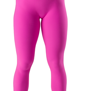 Women Mid Rise Wrap Leggings Malibu Pink High Stretch Yoga Workout Gym Fitness <b>Tummy</b> <b>Control</b> Activewear Pants For Women - Product Image 5