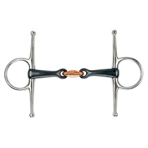 Mors à joues pleines en acier inoxydable de haute qualité avec étriers robustes pour l'entraînement quotidien - Product Image 1