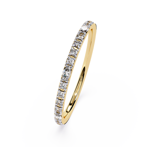 แหวนทองคำแท้ 14k ทรงมาร์คีส์และทรงกลม ประดับเพชรสำหรับผู้หญิง สามารถสวมซ้อนกันได้ เหมาะสำหรับเป็นของขวัญในโอกาสหมั้น วันครบรอบแต่งงาน - Product Image 1
