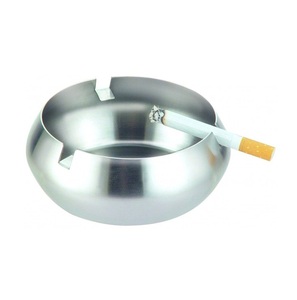 Cendrier en acier durable, style profond, plateau à fumer en métal conçu pour un usage quotidien, surface résistante à la chaleur et nettoyage facile et fiable - Product Image 1