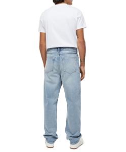 กางเกงยีนส์เดนิมทรงสลิมสั่งทำขายส่งสำหรับผู้ชาย คุณภาพสูง กางเกงยีนส์สีน้ำเงินยอดนิยม กางเกงยีนส์เดนิมผู้ชายแบบฟอกสี - Product Image 3