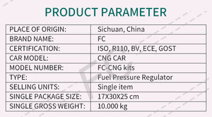 Kit de Conversión a GNC de Tercera Generación, Motor de Carburador GNV, Sistema de Autogás EFI, GNV Carburado, GNC Inyectado - Product Image 6