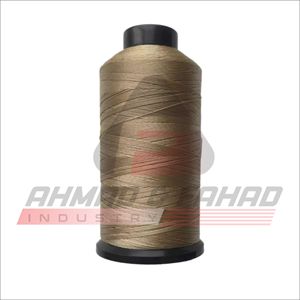 Bobines de fil à coudre en polyester teint brun beige noir, durables pour l'artisanat, Ahmad & Fahad Industry - Product Image 2