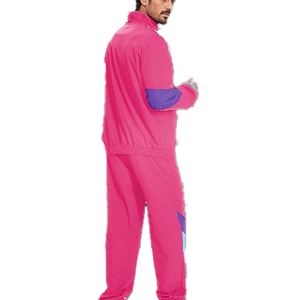 Ensemble de survêtement d'hiver personnalisé avec logo, coupe classique, en nylon, coupe-vent élastique, pour l'entraînement et le jogging - Product Image 5