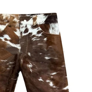Pantalon en cuir droit pour homme, personnalisé, vente en gros, haute qualité, OEM, hiver 2025, écologique, respirant, séchage rapide, léger, pour l'extérieur - Product Image 4