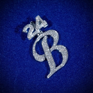 Pass Diamond Tester VVS Moissanite Number <b>Pendant</b> Custom <b>Initial</b> Letter Name <b>Pendant</b> Iced Out Hip Hop Jewelry for Men - Product Image 6