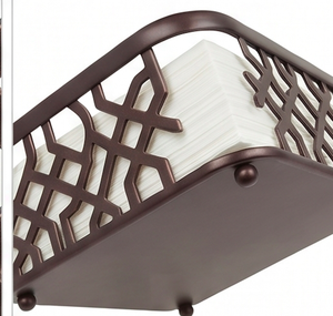 Porte-serviettes moderne en plastique avec motif en treillis pour l'organisation de la table, articles de cuisine, usage domestique, cadeaux et hôtels - Product Image 2