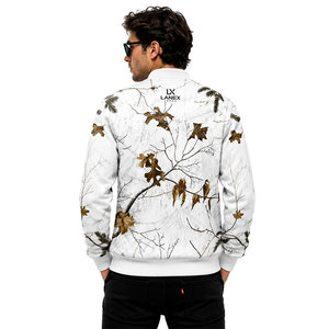 Custom Snow Camo Quilted Bomber <b>Jacket</b> for Men & Women <b>Zip</b> <b>Up</b> Flight <b>Jacket</b> Windproof Winter Hunting Outdoor Tactical <b>Jacket</b> OEM - Product Image 4
