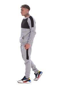 Conjunto Deportivo para Hombre, Sudadera con Capucha y Pantalones de Chándal, Diseño Camuflado Impermeable, Mezcla de Algodón - Product Image 3