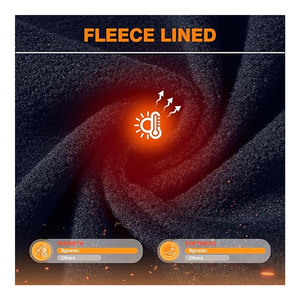 ชุดวอร์มบุขนแกะสำหรับผู้ชาย เสื้อแจ็คเก็ตมีฮู้ด กางเกงวอร์มสำหรับวิ่งและเล่นกีฬา พร้อมกระเป๋าซิป เก็บความอบอุ่น - Product Image 6