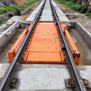 เครื่องชั่งรถไฟแบบกำหนดเอง Mai Thi MT-TWS-4000 สำหรับรางรถไฟ รองรับน้ำหนัก 35,000 กิโลกรัม/เพลา ระดับความแม่นยำคลาส 1 ทนทานต่อสภาพแวดล้อมที่รุนแรง - Product Image 3