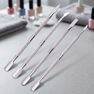 Juego de Empujadores de Cutículas Cuadrados de Acero Inoxidable, Herramienta de Doble Punta para Cutículas Planas, Kit de Cuidado de Manicura y Pedicura, Reutilizable, Profesional y Ecológico - Product Image 2