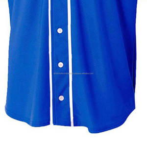 Uniformes de baseball sur mesure, respirants, à séchage rapide, grande taille, col en V, de haute qualité, vêtements d'équipe, marque privée - Product Image 5