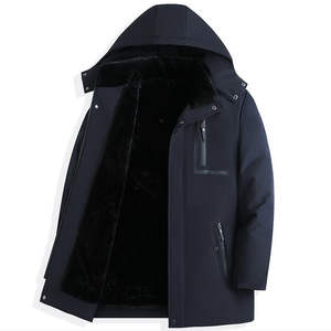 Chaqueta Bomber con Capucha para Hombre, Estilo Urbano, Gruesa, para Invierno, Chaqueta de Plumón, Estilo Casual de Negocios - Product Image 4